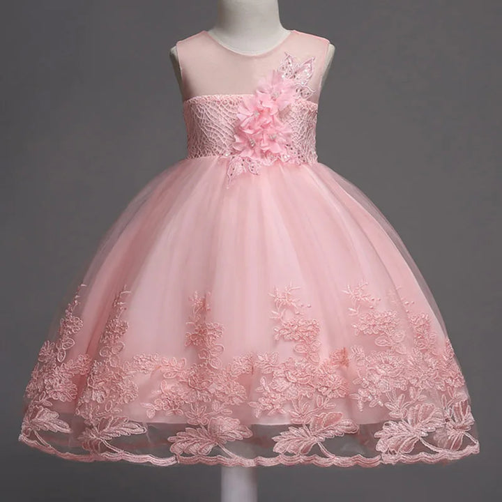 Girls Tutu Ballet Dance Dress – Sleeveless Princess Costume
