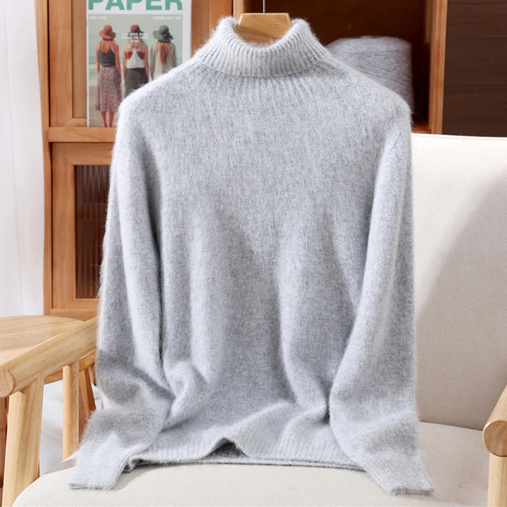 Women’s Cashmere High-Lapel Sweater
