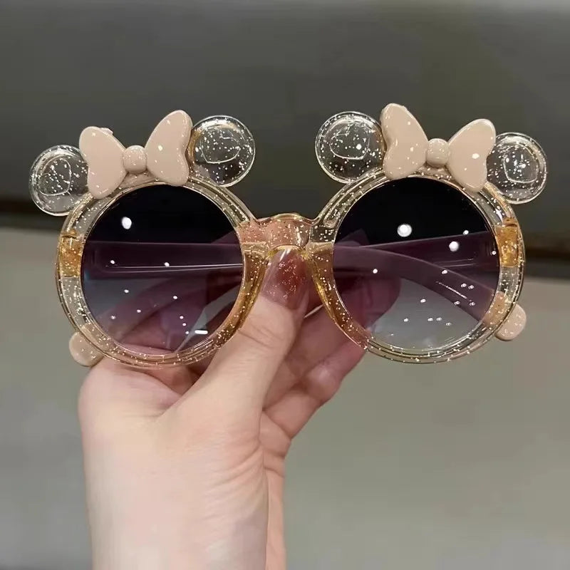 Winful Crystal Bow Sunglasses for Girls – UV400 Kids Eyewear
