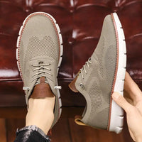 New Stylish Mens Casual Shoes Spring Flyknit Sneakers-Bennys Beauty World