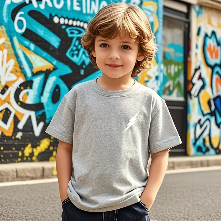 Kids Music Print T-Shirt | Short Sleeve DJ Tee