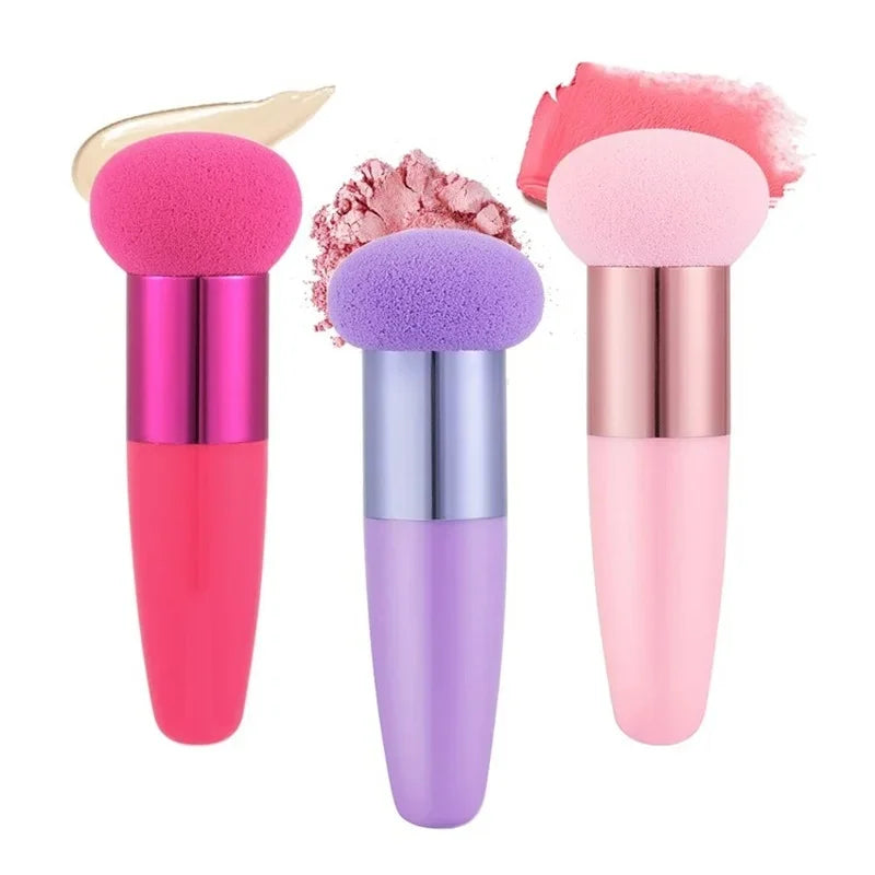 1PC Women Mushroom Head Foundation Makeup Brushes Tools with Handle