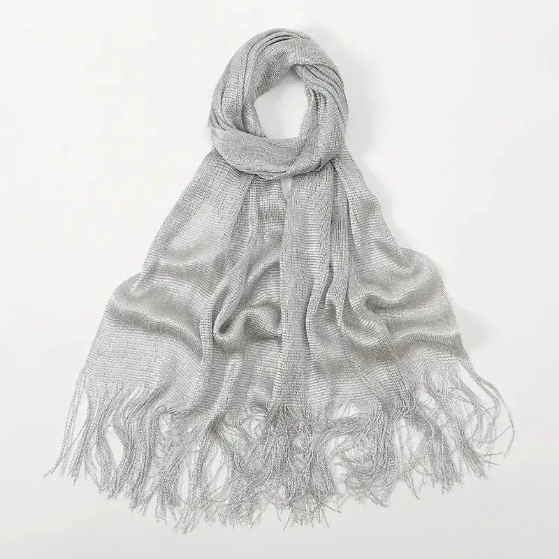 Fashion Bright Silk Sunscreen Shawl-scarf-Bennys Beauty World