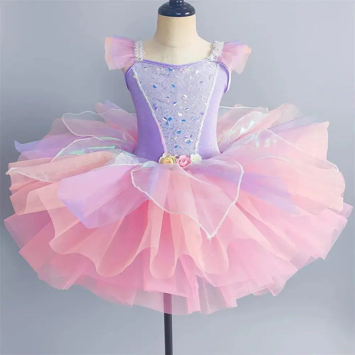 Children Ballet Dress Girls Clothing Summer Baby Ballerine Dance Costumes Party Girl Ballet Leotards Kids Dresses Tutu Vestidos-Bennys Beauty World