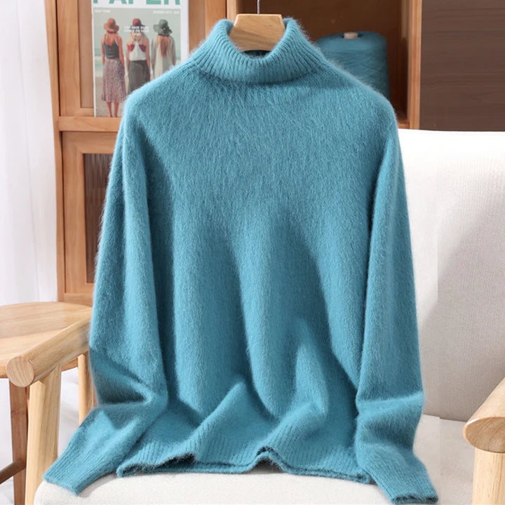 Women’s Cashmere High-Lapel Sweater