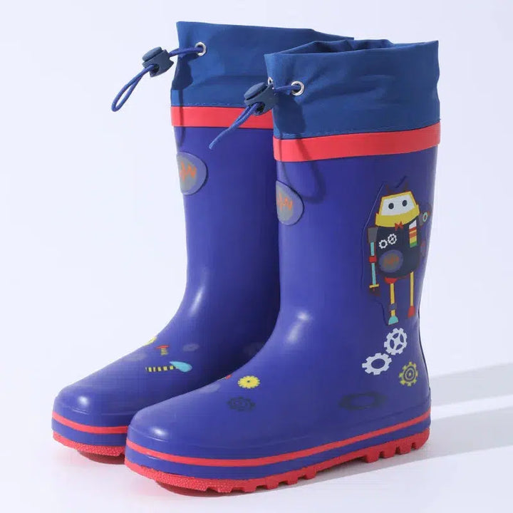 Durable Anti-Slip Rain Boots for Kids Fashionable Cartoon Boots-Shoes-Bennys Beauty World