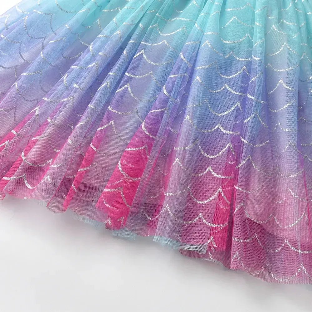 VIKITA Girls Mermaid Princess Dress - Bennys Beauty World