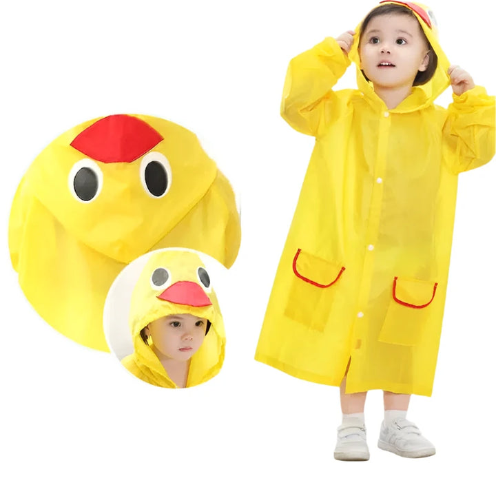 Children's Raincoat Cartoon Animal Style Waterproof for Baby and Kids-Suit-Bennys Beauty World