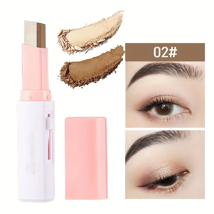2 in 1 Pearly Highlighter Eyeshadow Stick Glitter Eyeshadow Eyeliner Stick
