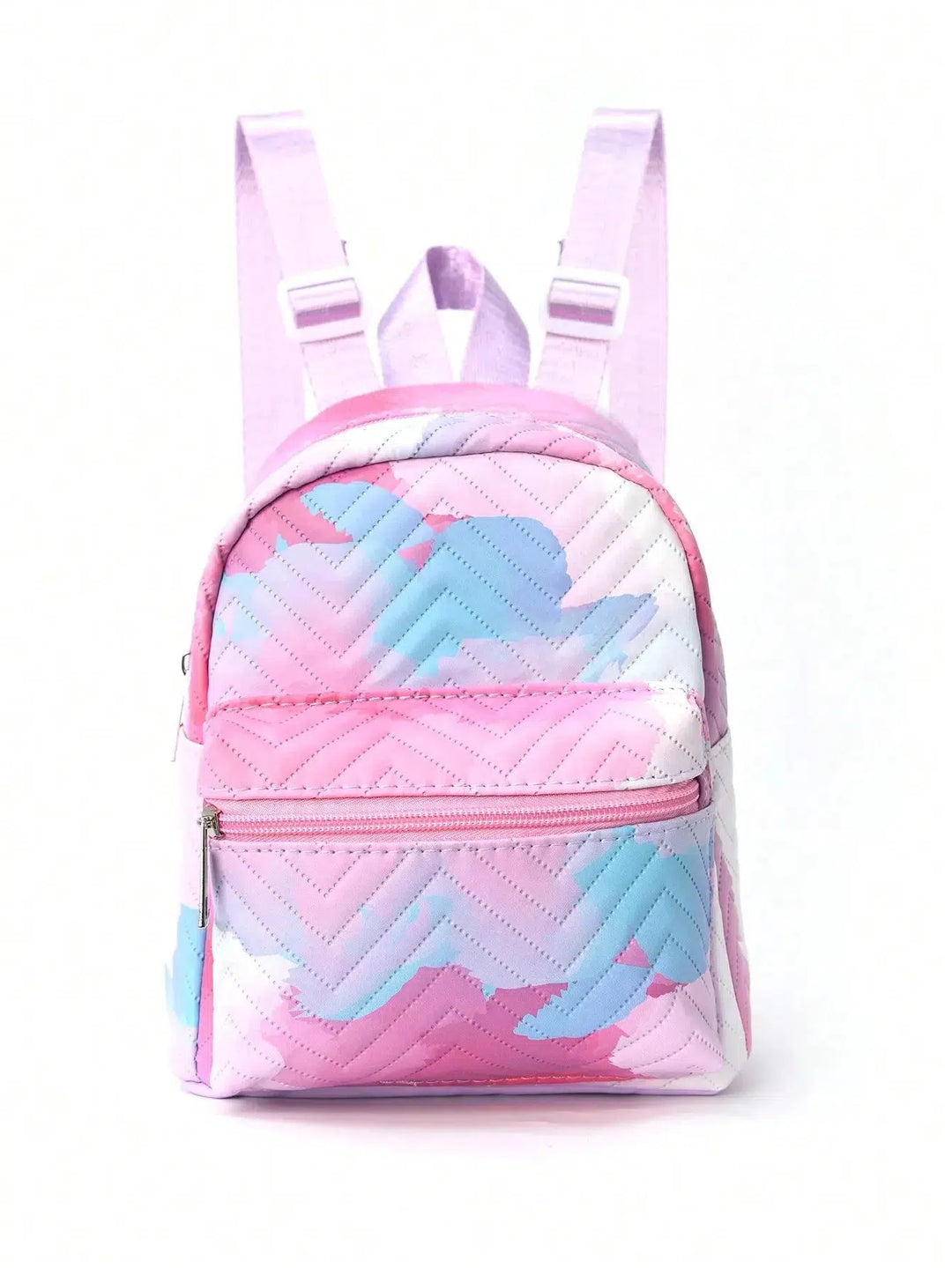 Girls Pattern Fashion PU Zipper Backpack-backpack-Bennys Beauty World