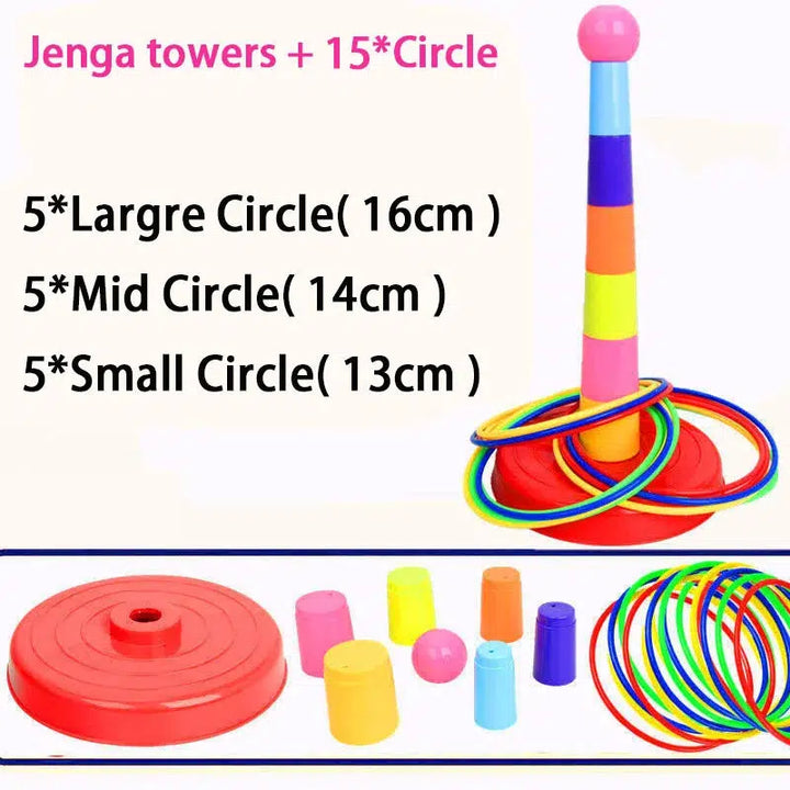 Children Throw Circle Game Stacked Toys-toys-Bennys Beauty World