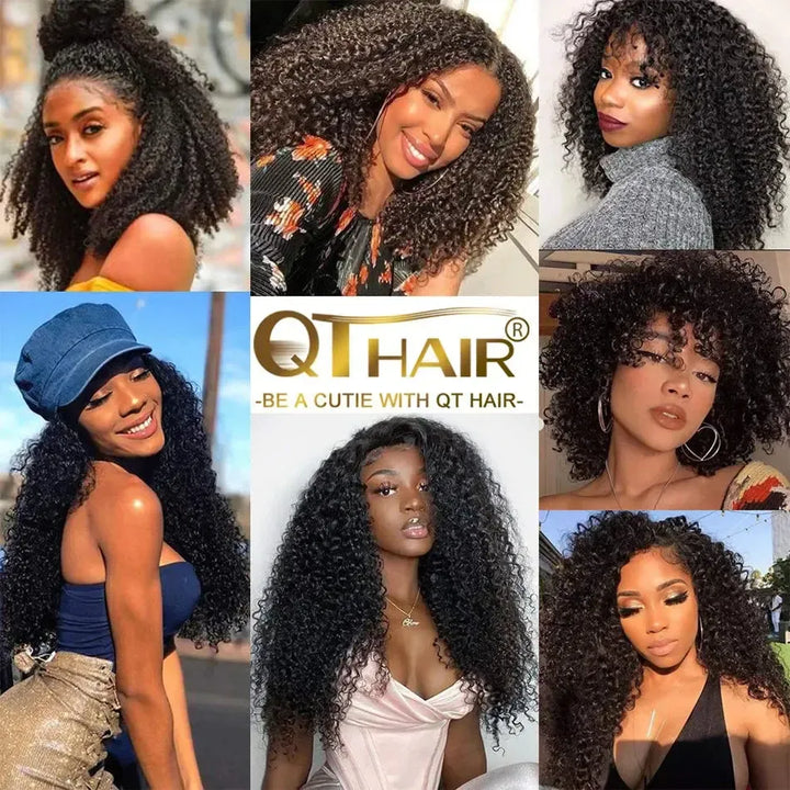 Mongolian Kinky Curly Human Hair Bundles-hair extensions-Bennys Beauty World