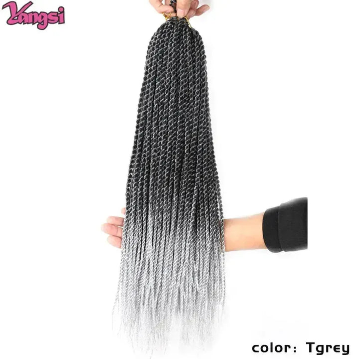 Full Star Pre-Twisted Crochet Braids – 30 Strands/Pack Synthetic Ombre Braiding Hair-braids-Bennys Beauty World