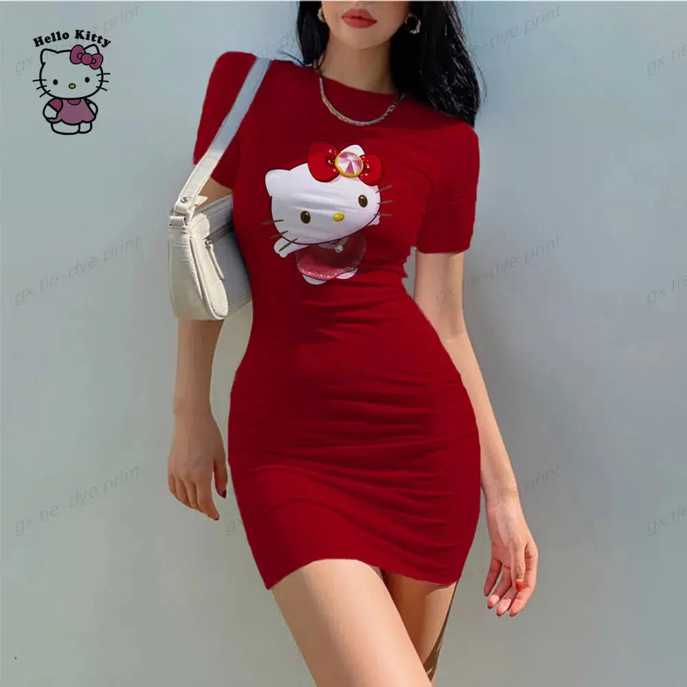 Womens Dresses O Neck Summer Casual Dress-Dress-Bennys Beauty World