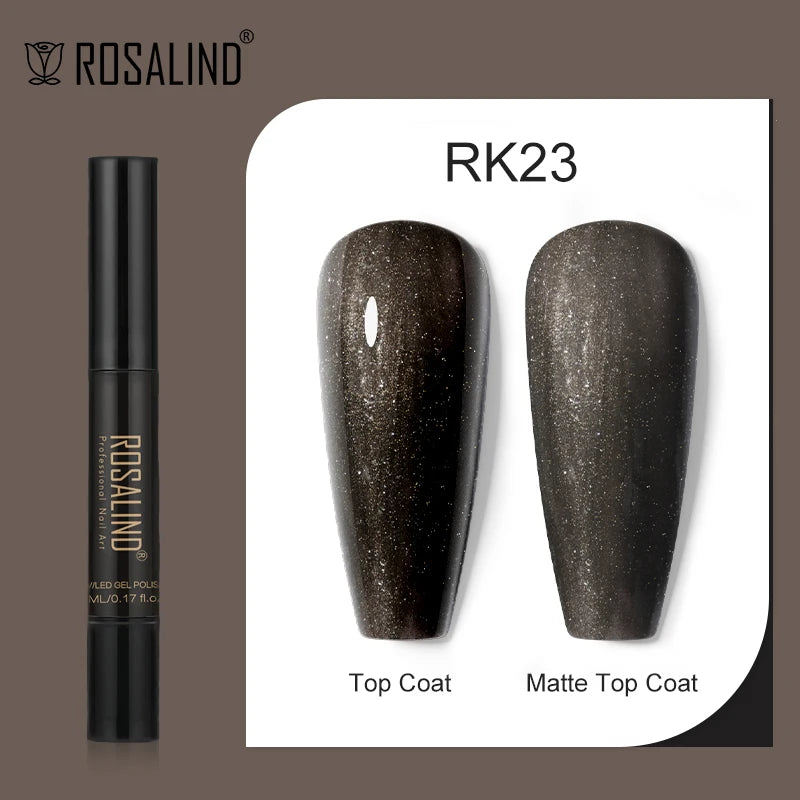 ROSALIND Nail Gel Pen Nail Gel Polish Soak Off UV LED Top Coat