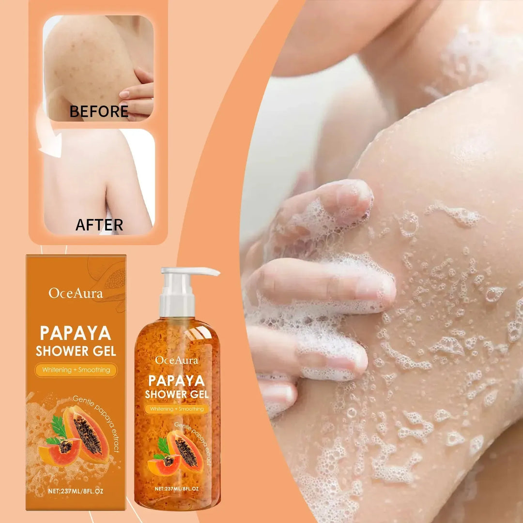 Papaya Whitening Body Wash – Brightening Shower Gel - Bennys Beauty World