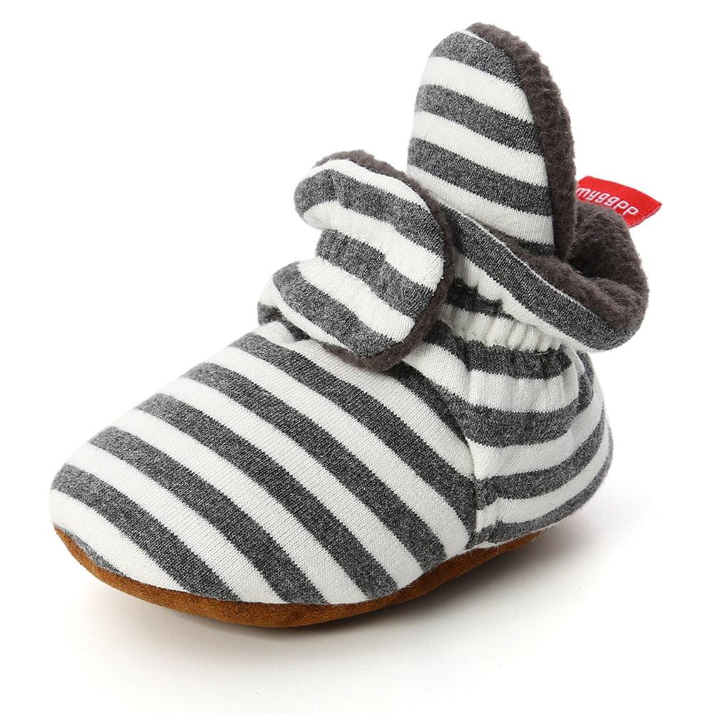 Newborn Baby Socks Shoes Boy Girl Star Toddler First Walkers Booties-Shoe-Bennys Beauty World