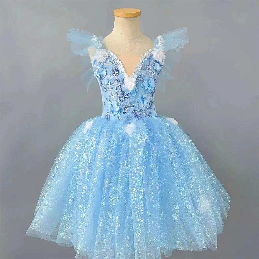 Girls Ballet Tutu Dress – Leotard &amp; Skirt Costume - Bennys Beauty World