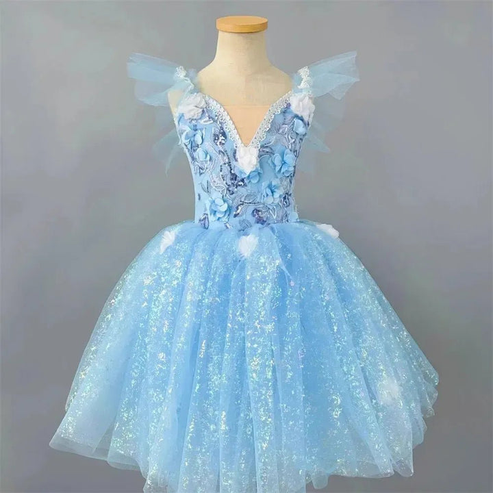 Girls Ballet Tutu Dress – Leotard &amp; Skirt Costume - Bennys Beauty World