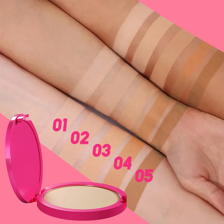 Natural Matte Pressed Powder Oil Control Brightening