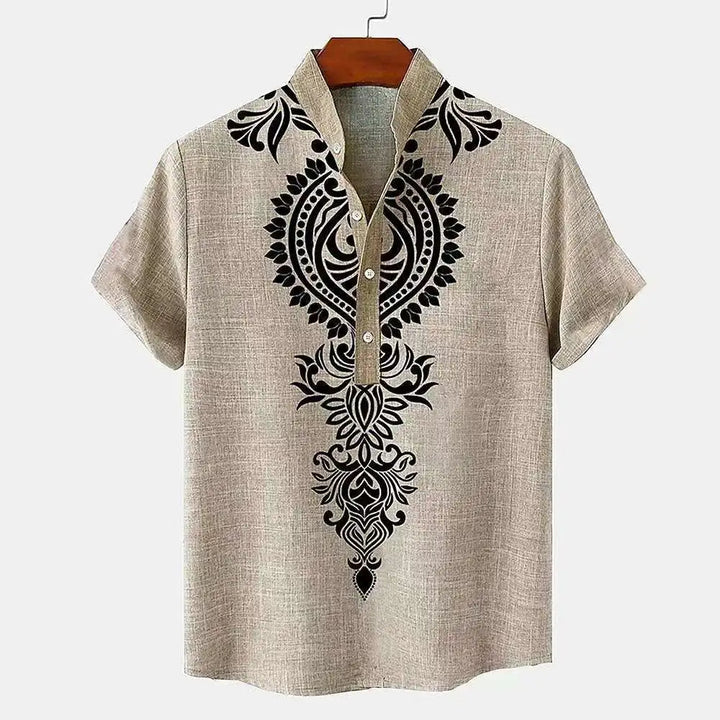 Men's Shirt Linen Men's Tops-Bennys Beauty World