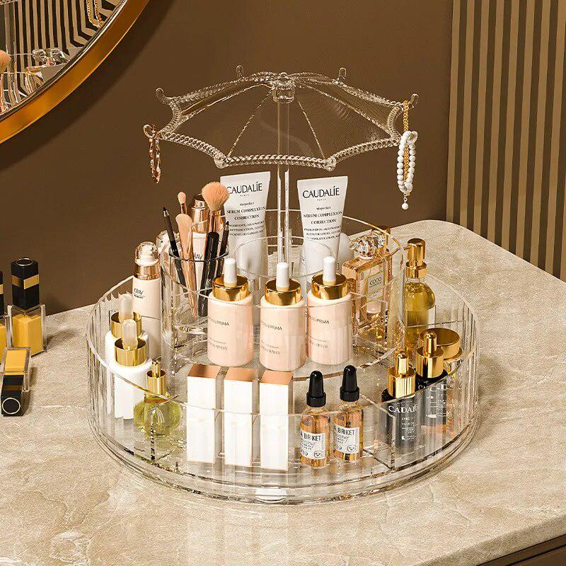 Transparent Cosmetics Storage Box-Arlik interiors