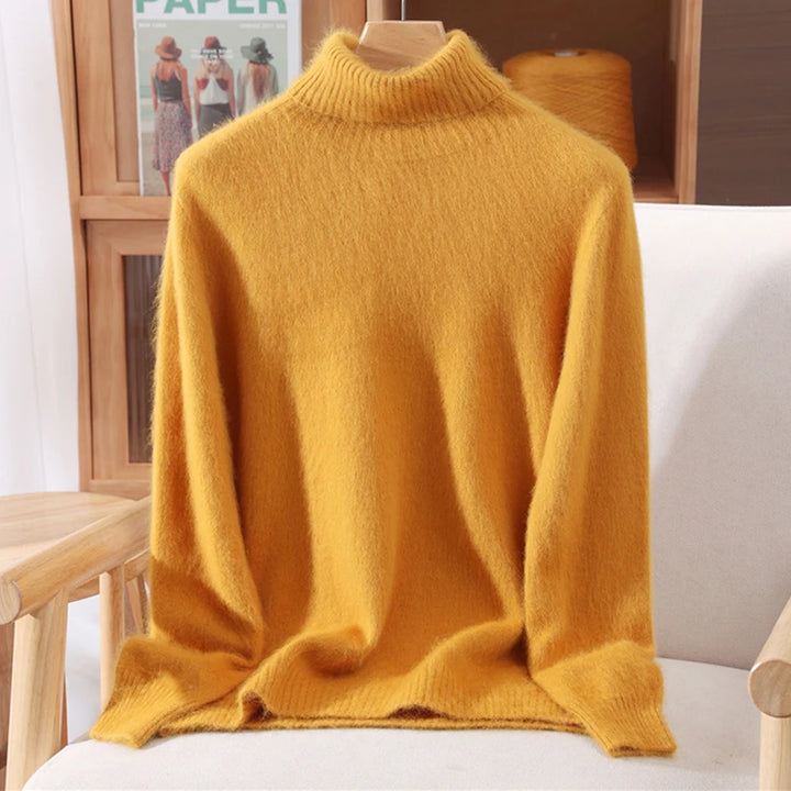 Women’s Cashmere High-Lapel Sweater
