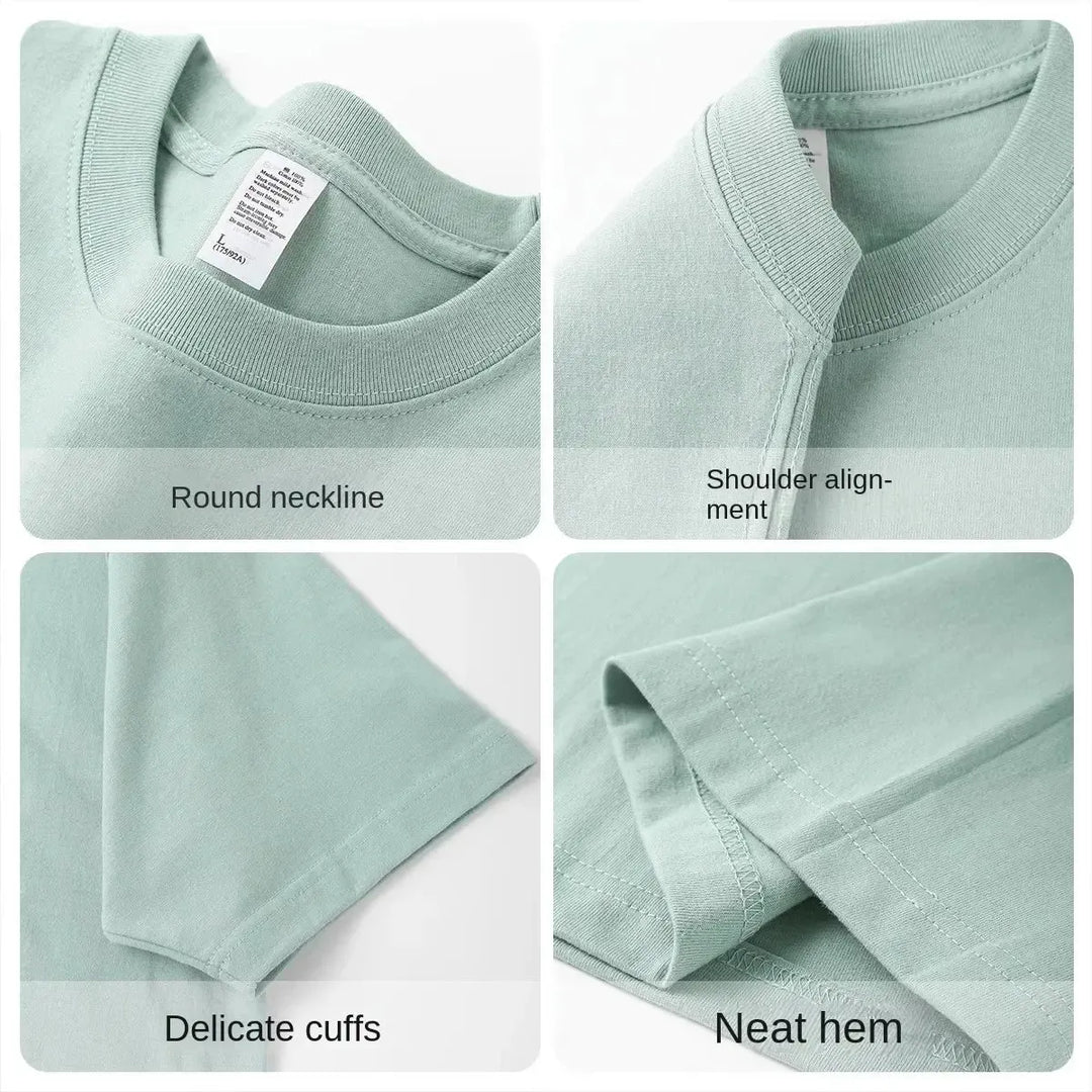 Summer Light Green Short Sleeved T-shirt-T-Shirt-Bennys Beauty World