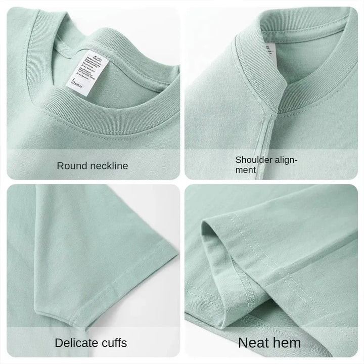 Summer Light Green Short Sleeved T-shirt-T-Shirt-Bennys Beauty World