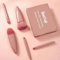 5 PCs Cosmetic Brush Portable Makeup Brush-Makeup Brush-Bennys Beauty World