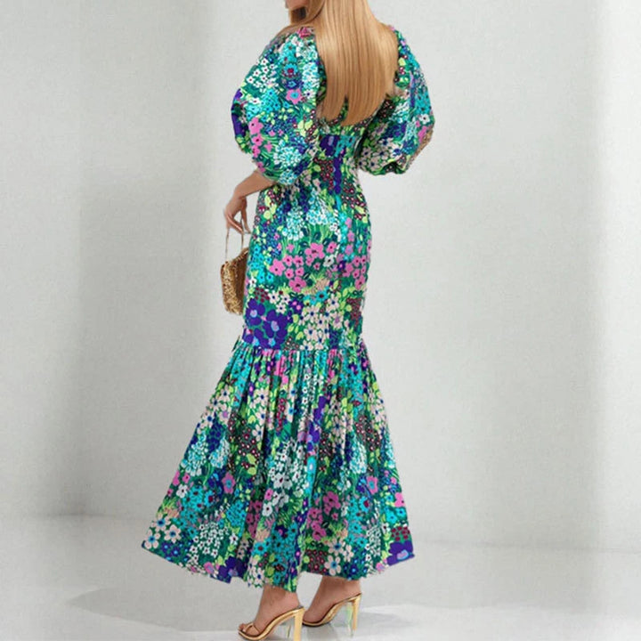 Early Spring New O Neck Fit Mermaid Dress-Dresses-Bennys Beauty World