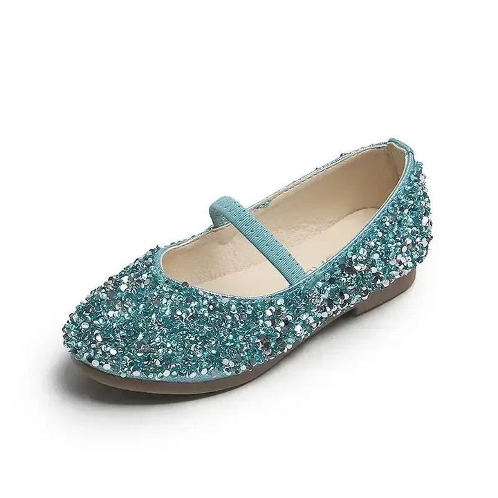 Girls Glitter Princess Dress Shoes – Party &amp; Wedding Ages 1–12 - Bennys Beauty World