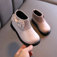 Kid Shoe Kid Plush Fashion Boots Ankle Boots-Shoes-Bennys Beauty World