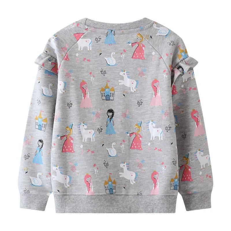 Rainbow  Baby Sweatshirts Toddler Hooded Shirts