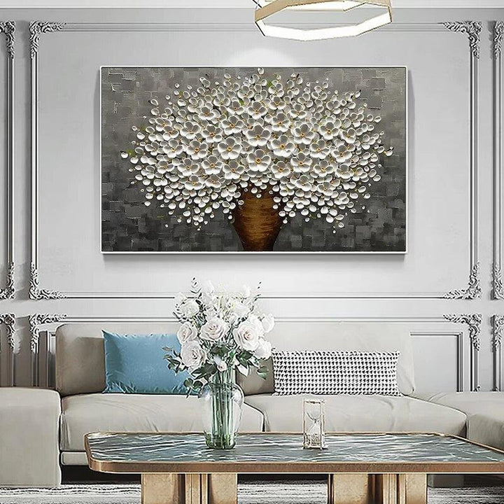 Abstract Livingroom Tree Flower Posters-Painting-Arlik interiors