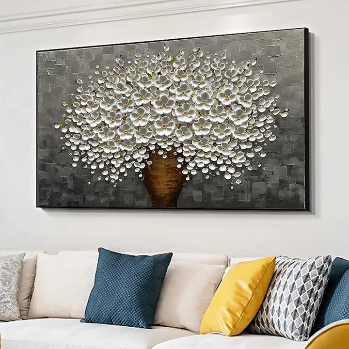 Abstract Livingroom Tree Flower Posters-Painting-Arlik interiors