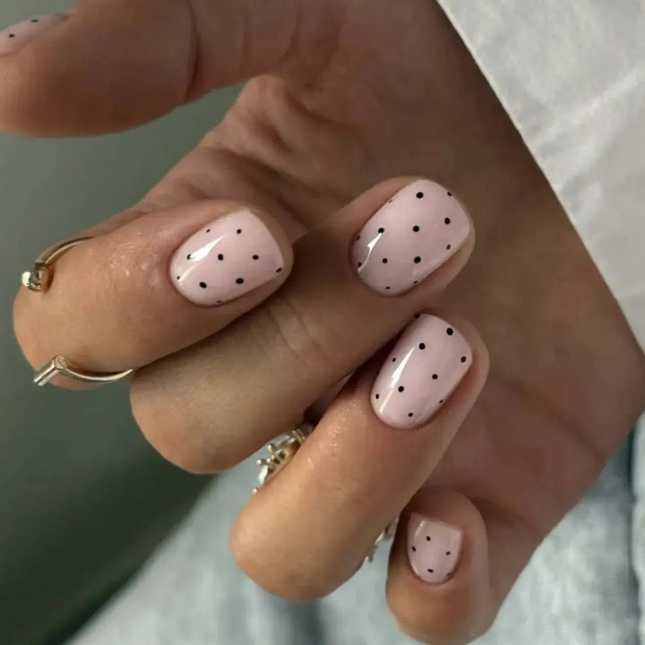 Short Square Press-On Nails – 24 Pcs Acrylic False Nail Tips | Bennys Beauty World-Nails-Bennys Beauty World
