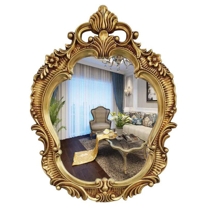 Large Decorative Mirror Wall Hanging Glasses Vintage Aesthetic Bathroom Decorative Mirror Makeup Specchio Da Parete Home Decor-Arlik interiors