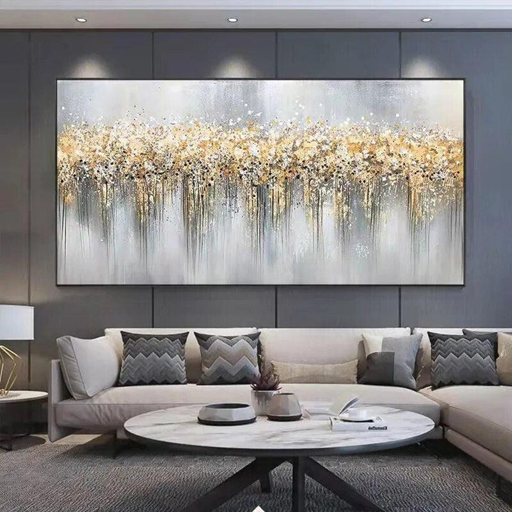 Hand-painted Canvas Abstract Mural-Art-Arlik interiors