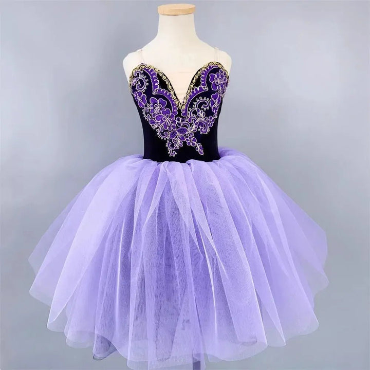 Girls Ballet Tutu Dress – Leotard &amp; Skirt Costume - Bennys Beauty World