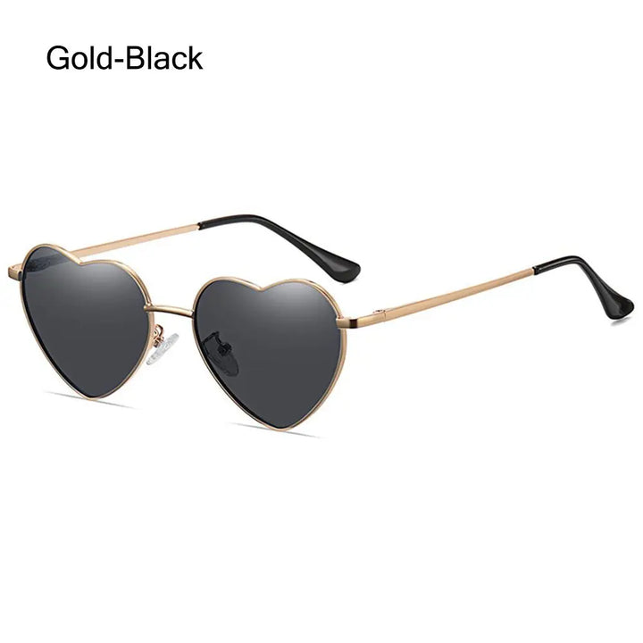 Heart-Shaped Sunglasses for Women | Polarized UV400 Metal Frame