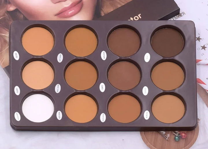 Matte Face Foundation Contour Palette