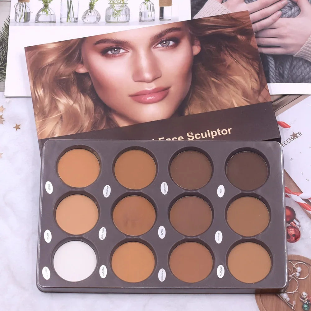 Matte Face Foundation Contour Palette