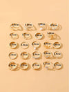 Knuckle Rings Cartoon Pearl Rings Set For Women-Rings-Bennys Beauty World