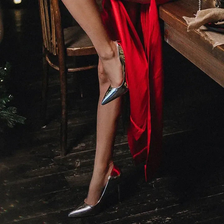 Women Patent Leather Pumps High Heels-Shoes-Bennys Beauty World
