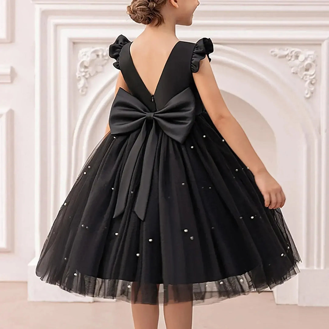 Girls Flower Girl Dress – Christmas &amp; Party (18M–9Y) - Bennys Beauty World