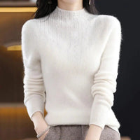 Crystal Turtle Neck Sweater For Women