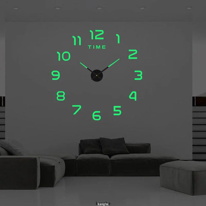 Acrylic Mirror Clock Stickers-Arlik interiors