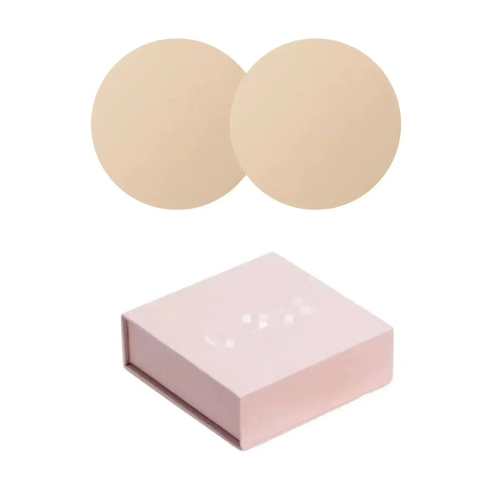 Braless Seamless Nipple Cover Ultra Thin Invisible Bra Nipple Cover Bioadhesive Silicone Reusable Sweatproof Travel Boob Bra-Bennys Beauty World