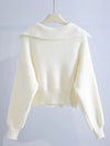 Women's Sweaters Fall And winter Deep V Lapel Pullover Jumpers